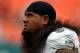 MIAMI - DECEMBER 19: Defensive tackle Paul Soliai #96 of the Miami Dolphins walks off the field against the Buffalo Bills at Sun Life Stadium on December 19, 2010 in Miami, Florida. The Bills defeated the Dolphins 17-14. (Photo by Marc Serota/Getty Images)