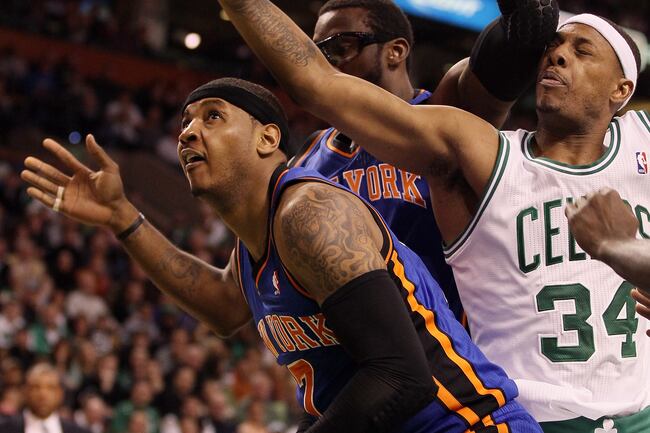Carmelo Anthony can expect to get the ball in the low post more frequently under new head coach Mike Woodson.