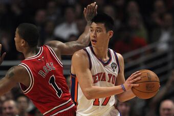 Jeremy Lin drew an early offensive foul.