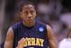 SAN JOSE, CA - MARCH 20: Guard Isaiah Canaan #3 of the Murray State Racers reacts after a play against the Butler Bulldogs during the second round of the 2010 NCAA men's basketball tournament at HP Pavilion on March 20, 2010 in San Jose, California. (Photo by Jed Jacobsohn/Getty Images)