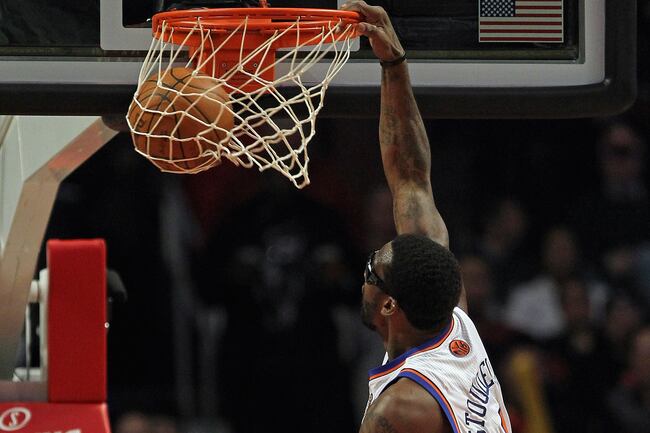 Amar'e Stoudemire shot 7 of 7 from the field in the first half.