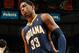 ATLANTA, GA - FEBRUARY 08: Danny Granger #33 of the Indiana Pacers against the Atlanta Hawks at Philips Arena on February 8, 2012 in Atlanta, Georgia. NOTE TO USER: User expressly acknowledges and agrees that, by downloading and or using this photograph, User is consenting to the terms and conditions of the Getty Images License Agreement. (Photo by Kevin C. Cox/Getty Images)