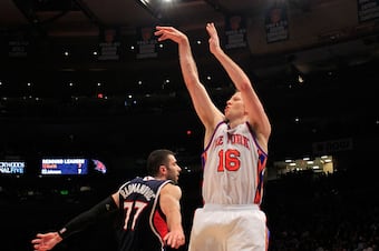 Steve Novak has been on target tonight.