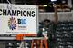 INDIANAPOLIS, IN - MARCH 11: Draymond Green #23 of the Michigan State Spartans celebrates after he cut down a piece of the net following their 68-64 win against the Ohio State Buckeyes during the Final Game of the 2012 Big Ten Men's Conference Basketball Tournament at Bankers Life Fieldhouse on March 11, 2012 in Indianapolis, Indiana. (Photo by Jonathan Daniel/Getty Images)