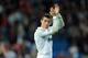 MADRID, SPAIN - MARCH 14: Cristiano Ronaldo of Real Madrid applauds after Real beat PFC CSKA Moskva 4-1 in the UEFA Champions League Round of 16 second leg match between Real Madrid and PFC CSKA Moskva at estadio Santiago Bernabeu on March 14, 2012 in Madrid, Spain. (Photo by Denis Doyle/Getty Images)