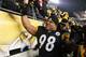 The Pittsburgh Steelers keep shaving dollars off of their payroll; today they restructured NT Casey Hampton's contract