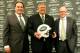 FLORHAM PARK, NJ - JANUARY 21: New York Jets Head Coach Rex Ryan (C) Owner Woody Johnson (R) and General Manager Mike Tannenbaum pose for a photo at a press conference naming Ryan as the new Head Coach of the New York Jets at the Atlantic Health Jets Training Center on January 21, 2009 in Florham Park, New Jersey. (Photo by Andy Marlin/Getty Images)