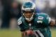 PHILADELPHIA, PA - JANUARY 01: DeSean Jackson #10 of the Philadelphia Eagles carries the ball against the Washington Redskins at Lincoln Financial Field on January 1, 2012 in Philadelphia, Pennsylvania. (Photo by Rob Carr/Getty Images)
