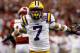 NEW ORLEANS, LA - JANUARY 09: Tyrann Mathieu #7 of the Louisiana State University Tigers reacts after breaking up a play against the Alabama Crimson Tide during the 2012 Allstate BCS National Championship Game at Mercedes-Benz Superdome on January 9, 2012 in New Orleans, Louisiana. (Photo by Chris Graythen/Getty Images)
