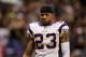 NEW ORLEANS - JANUARY 24: Cedric Griffin #23 of the Minnesota Vikings walks on the field dejected against the New Orleans Saints during the NFC Championship Game at the Louisiana Superdome on January 24, 2010 in New Orleans, Louisiana. The Saints won 31-28 in overtime. (Photo by Jed Jacobsohn/Getty Images)
