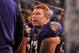 BALTIMORE, MD - DECEMBER 05: Center Matt Birk #77 of the Baltimore Ravens looks on from the sidelines during the third quarter of the game against the Pittsburgh Steelers at M&T Bank Stadium on December 5, 2010 in Baltimore, Maryland. (Photo by Larry French/Getty Images)