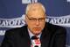 DALLAS, TX - MAY 08: Head coach Phil Jackson of the Los Angeles Lakers during a press conference after a loss against the Dallas Mavericks in Game Four of the Western Conference Semifinals during the 2011 NBA Playoffs on May 8, 2011 at American Airlines Center in Dallas, Texas. NOTE TO USER: User expressly acknowledges and agrees that, by downloading and or using this photograph, User is consenting to the terms and conditions of the Getty Images License Agreement. (Photo by Ronald Martinez/Getty Images)