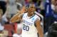 LOUISVILLE, KY - MARCH 15: Doron Lamb #20 of the Kentucky Wildcats reacts after he made a 3-point shot in the first half against the Western Kentucky Hilltoppers during the second round of the 2012 NCAA Men's Basketball Tournament at KFC YUM! Center on March 15, 2012 in Louisville, Kentucky. (Photo by Andy Lyons/Getty Images)