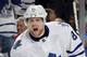SUNRISE, FL - MARCH 13: Phil Kessel #81 celebrates the goal by Tyler Bozak #42 (not pictured) of the Toronto Maple Leafs during the second period against the Florida Panthers on March 13, 2012 at the BankAtlantic Center in Sunrise, Florida. (Photo by Joel Auerbach/Getty Images)