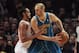 CHICAGO, IL - FEBRUARY 28: Chris Kaman #35 of the New Orleans Hornets tries to move against Joakim Noah #13 of the Chicago Bulls at the United Center on February 28, 2012 in Chicago, Illinois. The Bulls defeated the Hornets 99-95. NOTE TO USER: User expressly acknowledges and agrees that, by downloading and or using this photograph, User is consenting to the terms and conditions of the Getty Images License Agreement. (Photo by Jonathan Daniel/Getty Images)