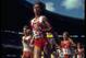 1988: Mary Decker-Slaney leads the women''s 300m during the Seoul Olympics in Seoul, Korea. Mandatory Credit: Tony Duffy/Allsport
