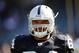 OAKLAND, CA - OCTOBER 23: Center Samson Satele #62 of the Oakland Raiders warms up before a game against the Kansas City Chiefs on October 23, 2011 at O.co Coliseum in Oakland, California. The Chiefs won 28-0. (Photo by Brian Bahr/Getty Images)