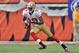 CINCINNATI, OH - SEPTEMBER 25: Ted Ginn #19 of the San Francisco 49ers returns a kickoff against the Cincinnati Bengals at Paul Brown Stadium on September 25, 2011 in Cincinnati, Ohio. (Photo by Jamie Sabau/Getty Images)