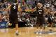 GREENSBORO, NC - MARCH 16: (R-L) Mackey McKnight #11 and John Adams #4 of the Lehigh Mountain Hawks celebrate after a basket in the second half against the Duke Blue Devils during the second round of the 2012 NCAA Men's Basketball Tournament at Greensboro Coliseum on March 16, 2012 in Greensboro, North Carolina. (Photo by Mike Ehrmann/Getty Images)