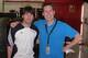 Andy relaxing with the world's greatest baller, after Cristiano Ronaldo of course