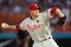 MIAMI GARDENS, FL - MAY 10: Roy Halladay #34 of the Philadelphia Phillies pitches during a game against the Florida Marlins at Sun Life Stadium on May 10, 2011 in Miami Gardens, Florida. (Photo by Mike Ehrmann/Getty Images)