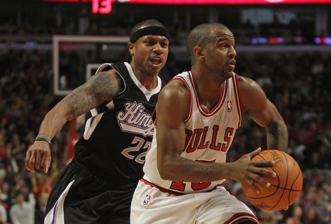 John Lucas nailed three three-point shots in the first quarter.