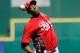 GOODYEAR, AZ - MARCH 14: Starting pitcher Aroldis Chapman #54 of the Cincinnati Reds throws a pitch against the San Diego Padres during the second inning of a spring training baseball game at Goodyear Ballpark on March 14, 2012 in Goodyear, Arizona. (Photo by Kevork Djansezian/Getty Images)