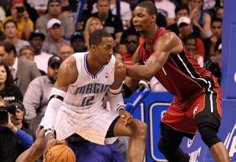 Dwight Howard has 16 points and 11 rebounds tonight.