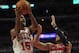 CHICAGO, IL - FEBRUARY 18: John Lucas II #15 of the Chicago Bulls goes up for a shot against Jordan Farmar #2 of the New Jersey Nets at the United Center on February 18, 2012 in Chicago, Illinois. The Nets defeated the Bulls 97-85. NOTE TO USER: User expressly acknowledges and agrees that, by downloading and or using this photograph, User is consenting to the terms and conditions of the Getty Images License Agreement. (Photo by Jonathan Daniel/Getty Images)