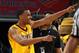 INDIANAPOLIS, IN - MARCH 08: Andre Hollins #1 of the Minnesota Golden Gophers celebrates against the Northwestern Wildcats during their first round game of 2012 Big Ten Men's Basketball Conferene Tournament at Bankers Life Fieldhouse on March 8, 2012 in Indianapolis, Indiana. (Photo by Jonathan Daniel/Getty Images)