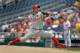 WASHINGTON, DC - JUNE 01: Starting pitcher Roy Oswalt #44 of the Philadelphia Phillies delivers to a Philadelphia Phillies batter during the third inning at Nationals Park on June 1, 2011 in Washington, DC. (Photo by Rob Carr/Getty Images)