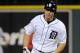 DETROIT, MI - OCTOBER 12: Brandon Inge #15 of the Detroit Tigers runs the bases after a solo home run in the seventh inning of Game Four of the American League Championship Series against the Texas Rangers at Comerica Park on October 12, 2011 in Detroit, Michigan. (Photo by Kevork Djansezian/Getty Images)