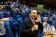 DURHAM, NC - MARCH 03: ESPN basketball analyst Dick Vitale reports from the sidelines before the Duke Blue Devils against the North Carolina Tar Heels at Cameron Indoor Stadium on March 3, 2012 in Durham, North Carolina. (Photo by Streeter Lecka/Getty Images)