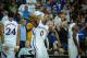 OMAHA, NE - MARCH 18: Thomas Robinson #0 of the Kansas Jayhawks celebrates their come from behind win over the Purdue Boilermakers during the second round of the NCAA Mens Basketball Tournament at CenturyLink Center March 18, 2012 in Omaha, Nebraska. (Photo by Eric Francis/Getty Images)
