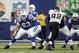 INDIANAPOLIS - SEPTEMBER 24: Center Jeff Saturday #63 of the Indianapolis Colts blocks during the game against the Jacksonville Jaguars at the RCA Dome September 24, 2006 in Indianapolis, Indiana. The Colts defeated the Jags 21-14. (Photo by Andy Lyons/Getty Images)