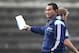 AUCKLAND, NEW ZEALAND - JUNE 09: Head coach Pat Lam directs play during an Auckland Blues Super Rugby training session at Unitec on June 9, 2011 in Auckland, New Zealand. (Photo by Hannah Johnston/Getty Images)