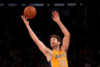 Pau Gasol has struggled from the field in the early going.