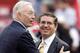 LANDOVER, MD - NOVEMBER 20: Dallas Cowboys owner Jerry Jones (L) talks with Washington Redskins owner Daniel Snyder (R) before the start of Redskins and Cowboys game at FedExField on November 20, 2011 in Landover, Maryland. (Photo by Rob Carr/Getty Images)