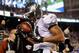 EAST RUTHERFORD, NJ - NOVEMBER 20: Steve Smith #11 of the Philadelphia Eagles celebrates after he scored a 14-yard touchdown catch in the second quarter against the New York Giants at MetLife Stadium on November 20, 2011 in East Rutherford, New Jersey. (Photo by Patrick McDermott/Getty Images)