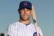 MESA, AZ - FEBRUARY 22: Brett Jackson #59 of the Chicago Cubs poses for a portrait during media photo day at Finch Park on February 22, 2011 in Mesa, Arizona. (Photo by Ezra Shaw/Getty Images)