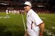 COLUMBIA, SC - NOVEMBER 26: Head coach Steve Spurrier of the South Carolina Gamecocks celebrates after defeating the Clemson Tigers 34-13 at Williams-Brice Stadium on November 26, 2011 in Columbia, South Carolina. (Photo by Streeter Lecka/Getty Images)