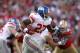 SAN FRANCISCO, CA - NOVEMBER 13: Brandon Jacobs #27 of the New York Giants runs with the ball San Francisco 49ers at Candlestick Park on November 13, 2011 in San Francisco, California. (Photo by Ezra Shaw/Getty Images)