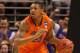 PHOENIX, AZ - MARCH 22: Bradley Beal #23 of the Florida Gators moves the ball against the Marquette Golden Eagles during the 2012 NCAA Men's Basketball West Regional Semifinal game at US Airways Center on March 22, 2012 in Phoenix, Arizona. (Photo by Christian Petersen/Getty Images)