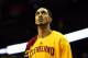 NEWARK, NJ - MARCH 19: Ryan Hollins #5 of the Cleveland Cavaliers looks on during warm up against the New Jersey Nets at Prudential Center on March 19, 2012 in Newark, New Jersey. NOTE TO USER: User expressly acknowledges and agrees that, by downloading and or using this photograph, User is consenting to the terms and conditions of the Getty Images License Agreement. (Photo by Chris Chambers/Getty Images)