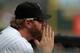 CHICAGO, IL - SEPTEMBER 28: Adam Dunn #32 of the Chicago White Sox watches from the bench as his teammates take on the Toronto Blue Jays at U.S. Cellular Field on September 28, 2011 in Chicago, Illinois. (Photo by Jonathan Daniel/Getty Images)