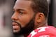 SAN FRANCISCO, CA - NOVEMBER 20: Braylon Edwards #17 of the San Francisco 49ers stands on the sidelines during their game against the Arizona Cardinals at Candlestick Park on November 20, 2011 in San Francisco, California. (Photo by Ezra Shaw/Getty Images)