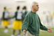 GREEN BAY, WI - MAY 5: Green Bay Packers' Ted Thompson watches practice at the first mini camp of the season at the Don Hutson Center on May 5, 2006 in Green Bay, Wisconsin. (Photo by Darren Hauck/Getty Images)