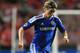 LISBON, PORTUGAL - MARCH 27: Fernando Torres of Chelsea in action during the UEFA Champions League Quarter Final first leg match between Benfica and Chelsea at Estadio da Luz on March 27, 2012 in Lisbon, Portugal. (Photo by Clive Rose/Getty Images)
