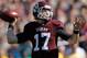 COLLEGE STATION, TX - OCTOBER 29: Ryan Tannehill #17 of the Texas A&M Aggies looks to pass during a game against the Missouri Tigers at Kyle Field on October 29, 2011 in College Station, Texas. (Photo by Sarah Glenn/Getty Images)