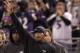 BALTIMORE, MD - NOVEMBER 24: Ray Lewis #52 of the Baltimore Ravens waves from the sidelines during the second half against the San Francisco 49ers at M&T Bank Stadium on November 24, 2011 in Baltimore, Maryland. (Photo by Rob Carr/Getty Images)